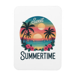 Zomertijd Zomer Trip Strand Magneet