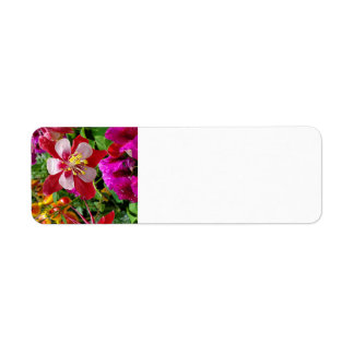 Zomertuin adreslabel etiket