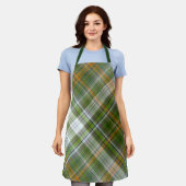 Zomertuin Groen en Geel Plaid Schort (Gedragen)