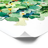 Zomertuin met vlinders perfect poster (Hoek)