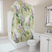 Zomertuin - Redouté Cottage Flowers Douchegordijn (In situ)