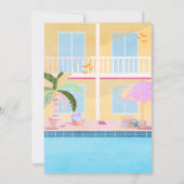 ZomerTussen Halloween Pool Verjaardag Kaart (Achterkant)