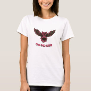 Zomeruitgangen Roze vormroze godin T-Shirt