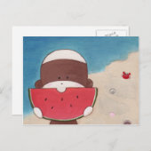 Zomervakantie Briefkaart (Voorkant / Achterkant)