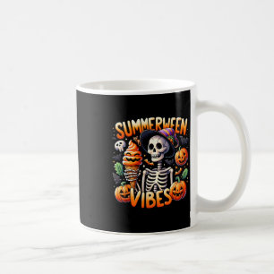 Zomervakantie Halloween Summerween Skeleton Ice Koffiemok