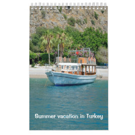 zomervakantie in Turkije Kalender