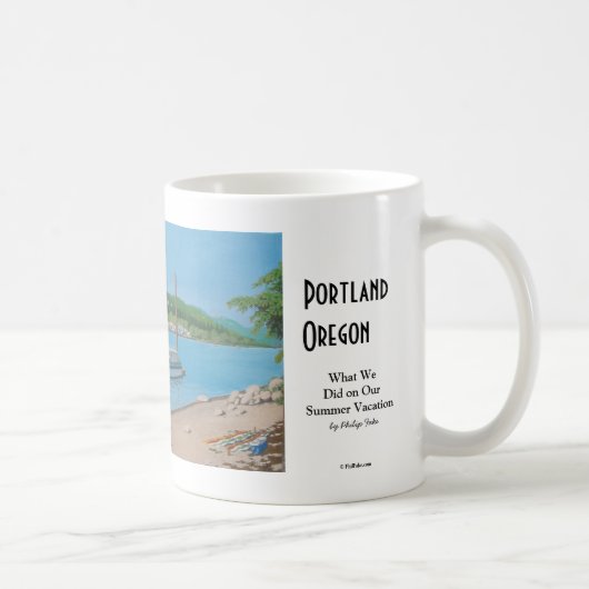 zomervakantie koffiemok (Rechts)
