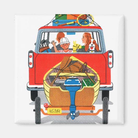 zomervakantie magneet (Voorkant)