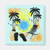 zomervakantie magneet (Voorkant)