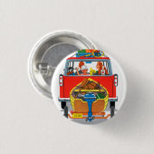 zomervakantie ronde button 3,2 cm (Voorkant /achterkant)