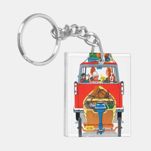 zomervakantie sleutelhanger (Voorkant Links)