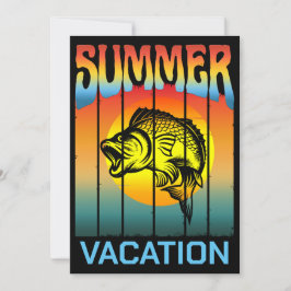 ZOMERVAKANTIE VISSEN OCEAAN ZONSONDERGANG KAART