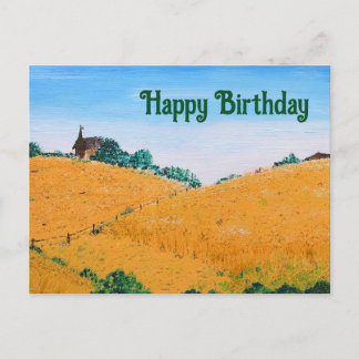 Zomervelden Feestdagenkaart