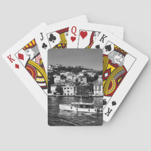 Zomervibe in Bosphorus in Istanboel Pokerkaarten