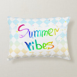 Zomervibes schilderen artistiek creatief accent ku accent kussen