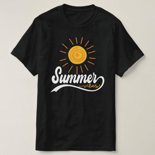 Zomervibes - Sunshine Mannen T-shirt (Design voorkant)