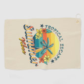 Zomervibes - Tropische ontsnapping Golfhanddoek (Horizontaal)