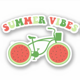 Zomervibes Watermeloen Cut Vinyl Stickers