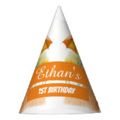 Zomervibes Waterverf Llama - Verjaardag Feesthoedjes (Voorkant)