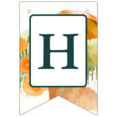 Zomervibes Waterverf Llama - Verjaardag Vlaggetjes (Tweede vlag)