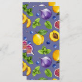 Zomervruchten Menu (Voorkant / Achterkant)