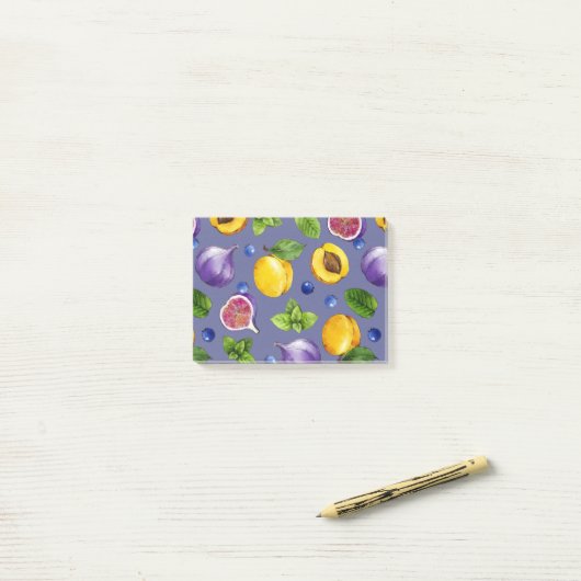 Zomervruchten Post-it® Notes (Op bureau)