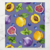 Zomervruchten Wijn Etiket (Enkel label)