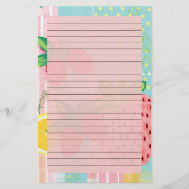 zomervruchtenlijntje briefpapier