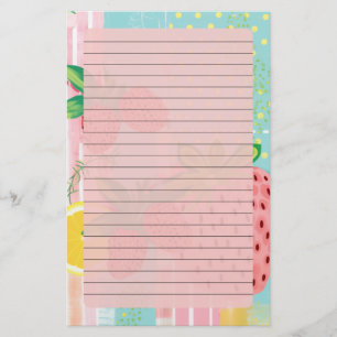 zomervruchtenlijntje briefpapier