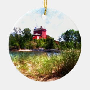 zomervuurtoren keramisch ornament