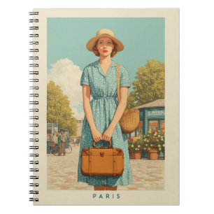 zomerwandeling in Parijs Notitieboek
