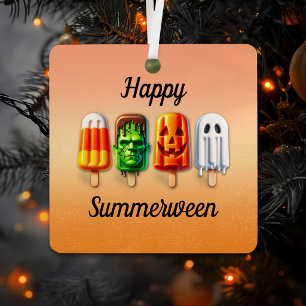 Zomerween Halloween Zomer Feest Metalen Ornament