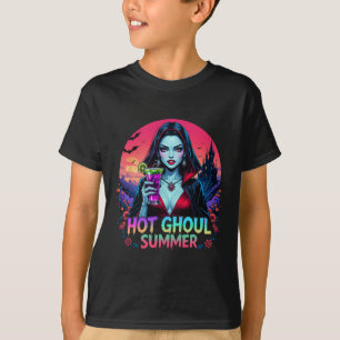 Zomerween Vibes Ijs Grappige Hete Spook Zomer T-shirt