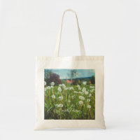 zomerweide met andelions