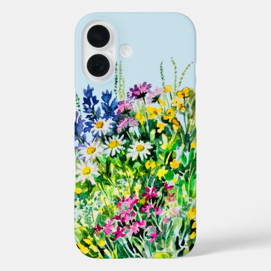 zomerweide, wilde bloemen Case-Mate iPhone case (Achterkant)