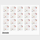 Zomerweidebloemen Bruiloft Sticker (Vel)