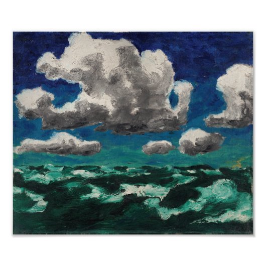 Zomerwolken | Emil Nolde | Foto Afdruk (Voorkant)
