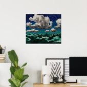 Zomerwolken | Emil Nolde | Poster (Thuiskantoor)
