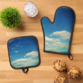 zomerwolken ovenwant & pannenlap set (Top down)