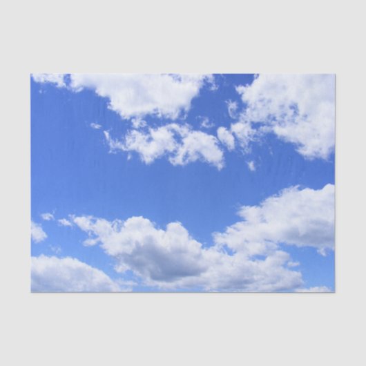 Zomerwolken Tissuepapier (Voorkant)