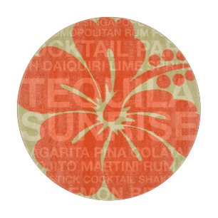 Zomerwoorden Cocktails en Hibiscus Snijplanken