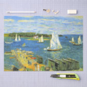 Zomerzeilboten in Mahone Bay in Canada Tissuepapier (Craft)