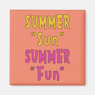 Zomerzon Zomerpret Magneet