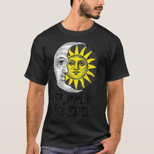 Zomerzonnewende MidSummer Moon Sun Design T-shirt