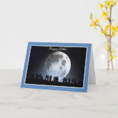 Zomerzonnewende Zegeningen met volle maan Kaart (Gele Bloem)