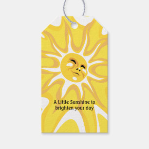 Zomerzonnige appreciatie Dank je cadeau Label Cadeaulabel