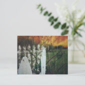 zomerzonsondergang briefkaart (Staand voorkant)