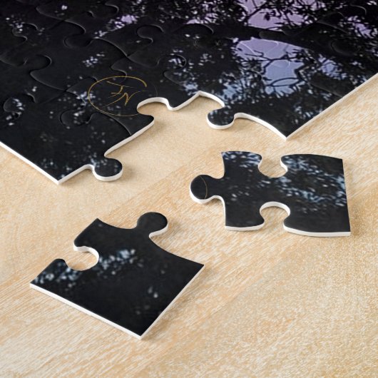 Zomfholografisch verlooppalmboomvormig ontwerp legpuzzel (Zijkant)