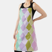 Zomfkleurpatroon diamant schort (Insitu)