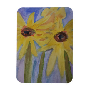 Zomgeel Zonnebloemen Flexibele Fotomagneet Magneet